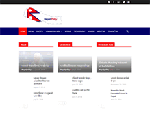 Tablet Screenshot of nepalpolity.com